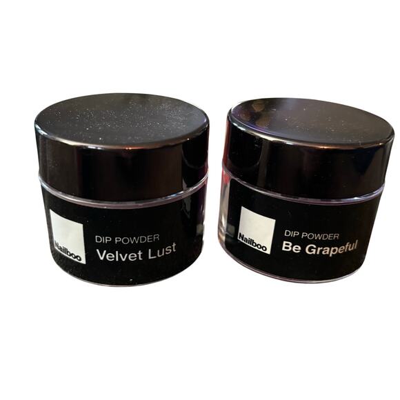 Nail Boo Powders Velvet Lust & Be Grapeful NEW used Once - Picture 1 of 2
